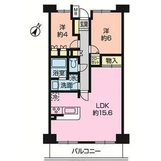 芙蓉アクティス橋本【7階】の間取り