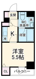 ステージファースト北浦和【602号室】の間取り