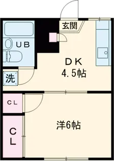 Jハウス祐天寺【1階】の間取り