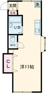ペナテス松長【1階】の間取り