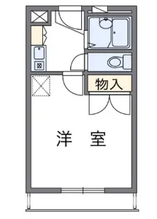 パレス昴【206号室】の間取り