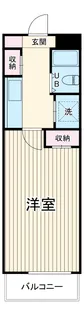 能川ビル【801号室】の間取り