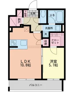 レゴリス成城Ⅱ【2階】の間取り