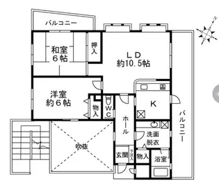 ウィルシャー中落合【2階】の間取り