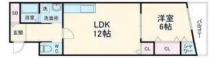 エイトフォレスト森ノ宮【702号室】の間取り