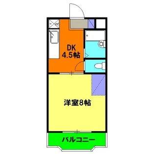ヴェール【3階】の間取り