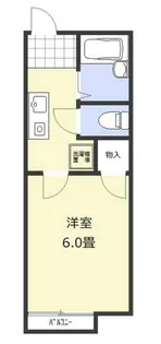 リバーハイム【1階】の間取り