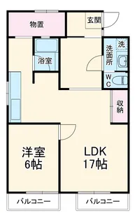 サンハイツ【2階】の間取り