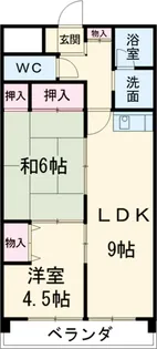 センチュリー太子【5階】の間取り