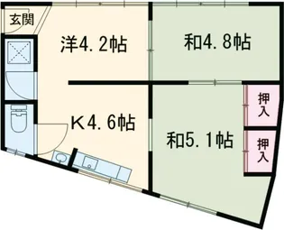 山内ビル【4階】の間取り