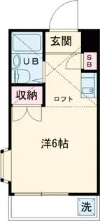 柳沢コーポ【2階】の間取り