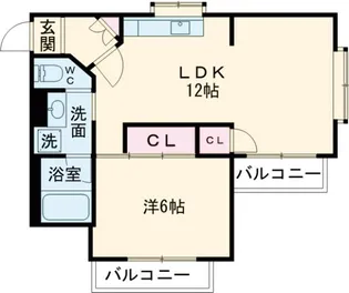 ミント【1階】の間取り