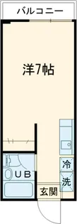 ウィンコーポ北野【2階】の間取り
