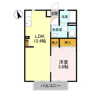 サニーコート C【2階】の間取り
