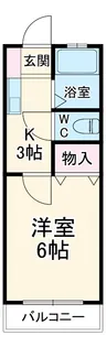 グリーンツー【105号室】の間取り