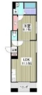 ブリーズコート扇橋【2階】の間取り
