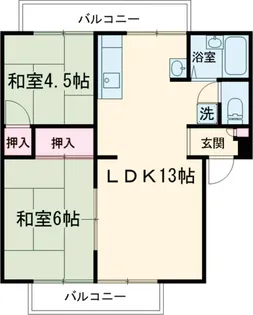 ハイムSI−B【111号室】の間取り