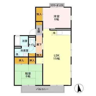 サンVパーク7【1階】の間取り