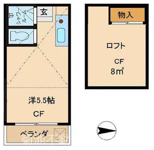 ソレイユひばりヶ丘Ⅰ【1階】の間取り