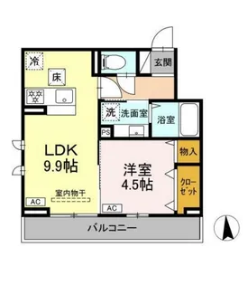 D’BLESS横濱岸根公園I【2階】の間取り
