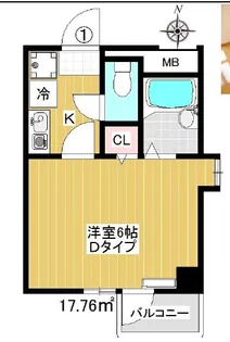 ル・プランタン【6階】の間取り