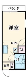 さくらハイツ温水【102号室】の間取り