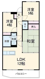 アーバンプレイス橋本【2階】の間取り