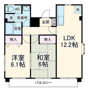 プエンテアルト【4階】の間取り