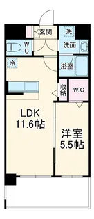 Clochette Nakamoto【2階】の間取り