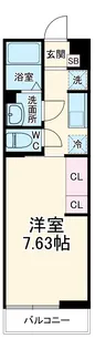 リブリ・サニープレイス元住吉【2階】の間取り