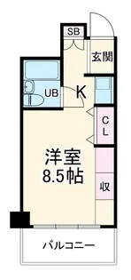 クレセントコート川崎【2階】の間取り