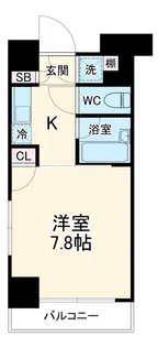 ヴェルステージ関内【7階】の間取り