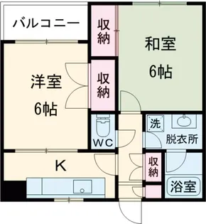 ラ・メゾン2【2階】の間取り