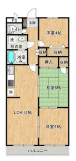 センチュリー東大宮【5階】の間取り