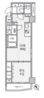 S−RESIDENCE目黒大岡山bresa【403号室】の間取り