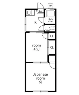 第二海望荘【203号室】の間取り