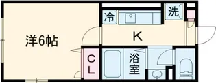 コーナス中野【0102号室】の間取り
