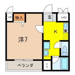 パレマロンⅡ【3階】の間取り