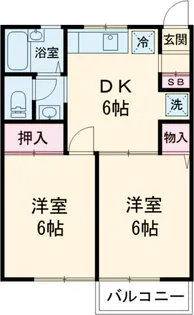 コスモクレールⅢ【1階】の間取り