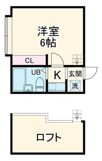 ローズアパートR56番館【103号室】の間取り