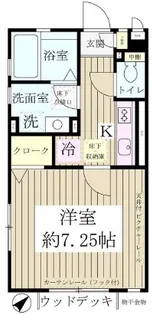 クレインハウス妙典【1階】の間取り
