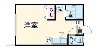 CASAぷらんどーる【101号室】の間取り