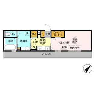 ベルハウスⅢ【2階】の間取り