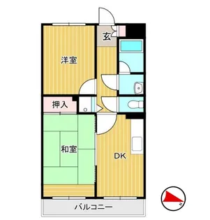 JLBグランエクリュ明大前【303号室】の間取り