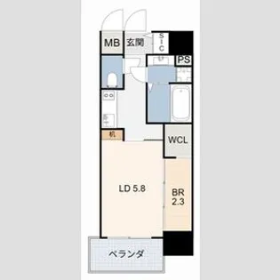 Lausanne【9階】の間取り
