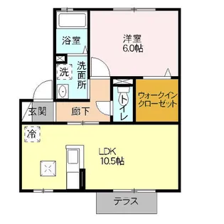 パルモア Ⅰ【1階】の間取り