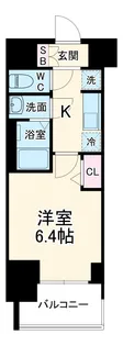 ディアレイシャス名古屋浄心Ⅱ【2階】の間取り