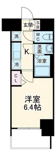 ディアレイシャス名古屋浄心Ⅱ【2階】の間取り