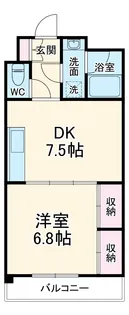 ビスターリ宮の下【2階】の間取り