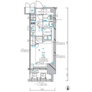 ディアレイシャス名古屋浄心Ⅱ【305号室】の間取り
